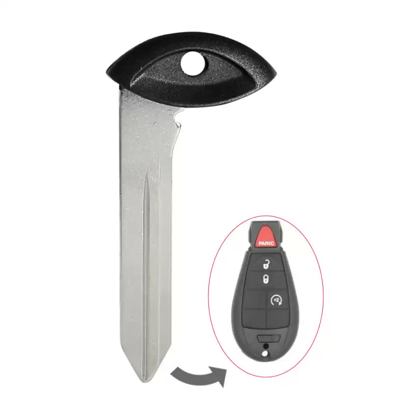 2008-2021 Chrysler / Dodge / Jeep / Emergency Key Blade / CY24 / AFTERMARKET 2008-2021 Chrysler / Dodge / Jeep / Emergency Key Blade / CY24 / AFTERMARKET